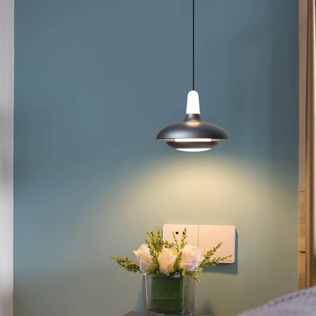 Moderne LED Pendel Lampe, Aluminium, 18cm