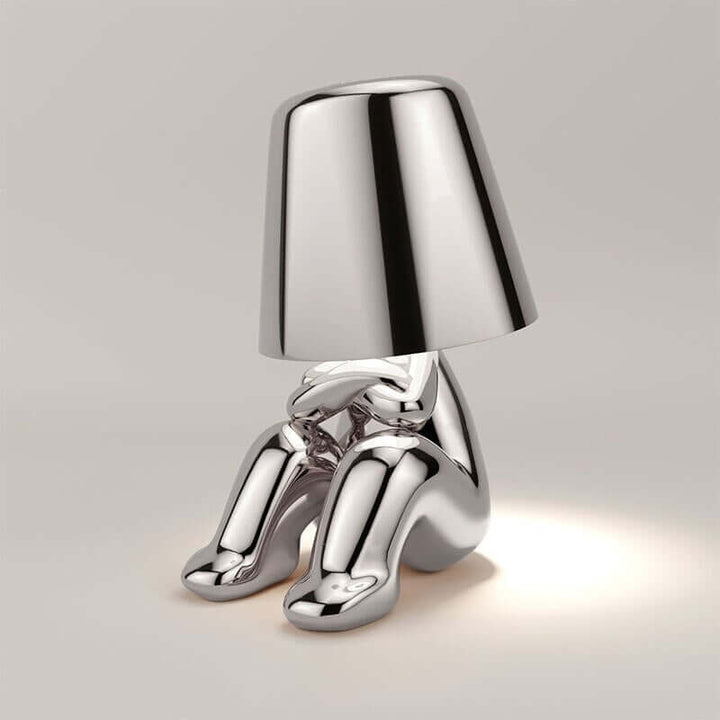 Dæmpbar LED-bordlampe, moderne, med batteri