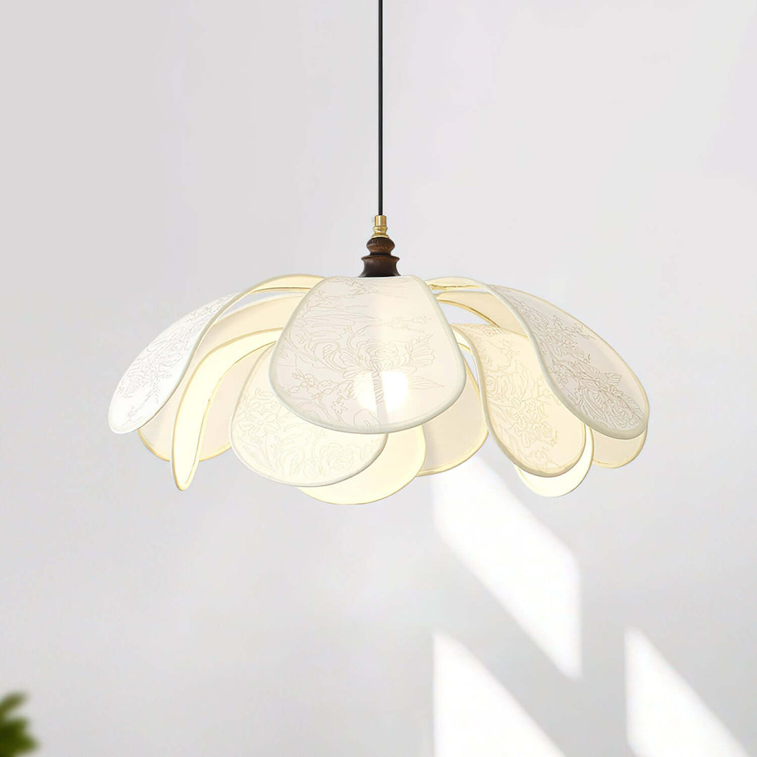 Moderne loft blomster pendellampe