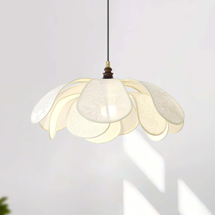 Moderne loft blomster pendellampe