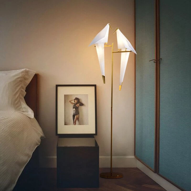 Magnetisk Origami Fuglelampe
