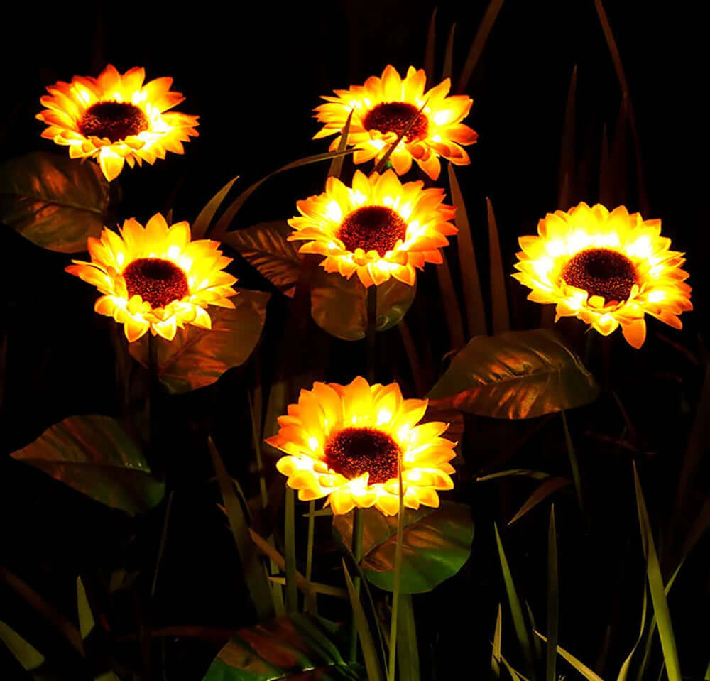 Solar LED Solcelle-Solsikkebelysning til Have