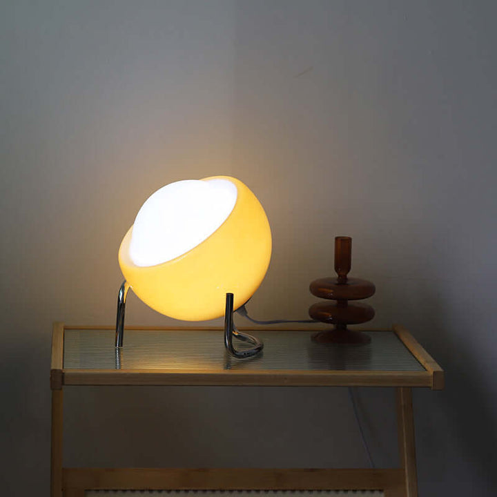 Retro Glas Bordlampe - Stemningsfuld Belysning