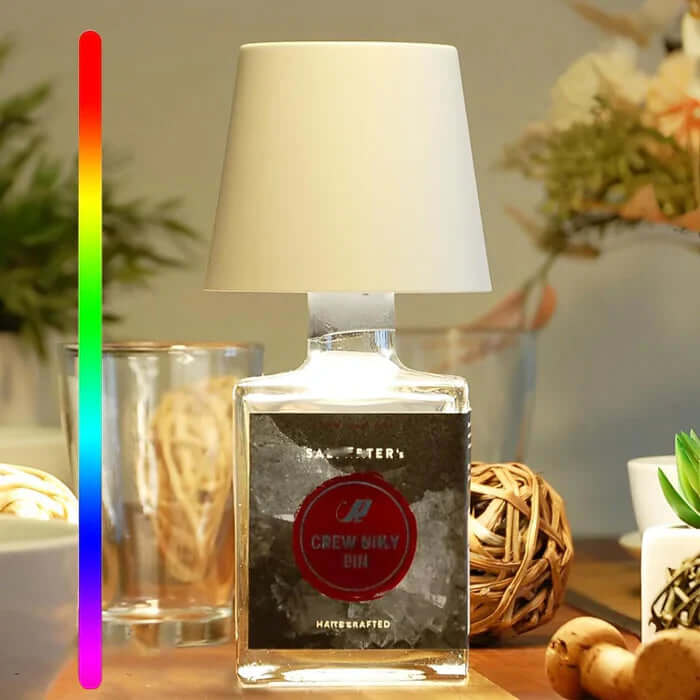 Dæmpbar LED bordlampe med touch og 3 lysfarver