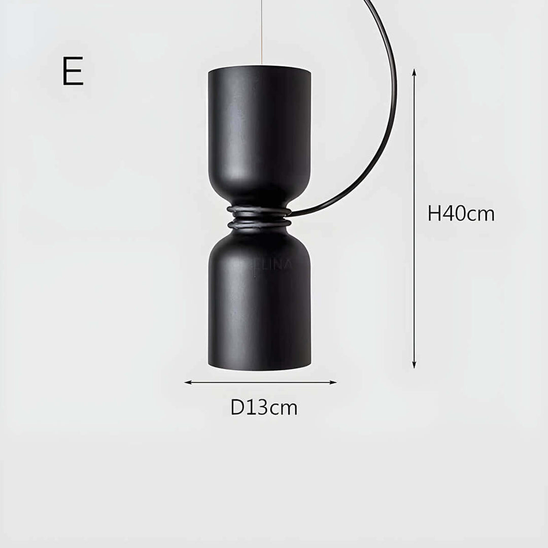 Geometrisk LED Pendellampe i Moderne Design