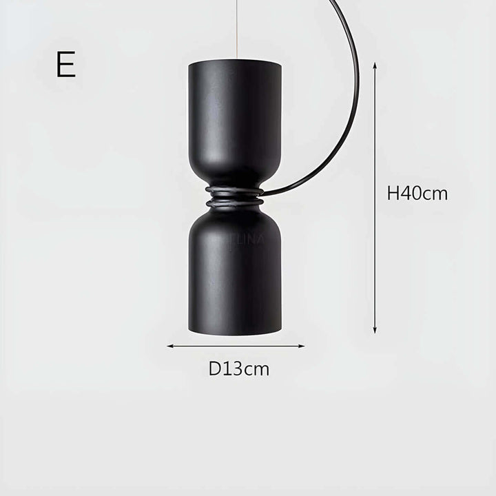 Geometrisk LED Pendellampe i Moderne Design
