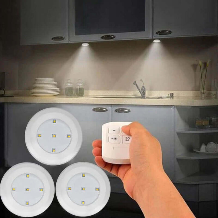 Smarte LED-belysning med Timer & Fjernbetjening
