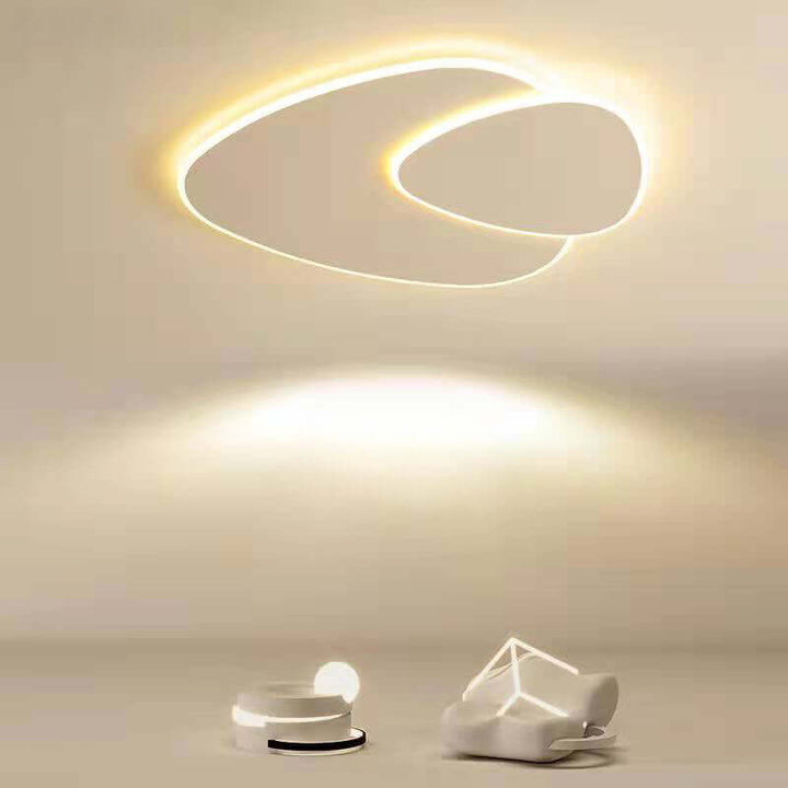 Elliptisk LED Loftlampe - Modern Stil