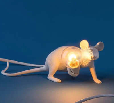 Dekorativ Muse Bordlampe