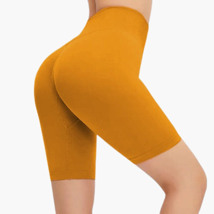 Højtaljede shorts med formende effekt. Komfortable Bermuda shorts til kvinder i alle aktiviteter.