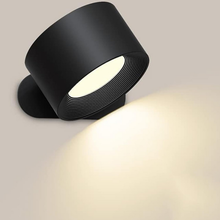 Fleksibel LED væglampe med magnetisk holder. Nem at flytte, perfekt som genopladelig indendørs belysning.