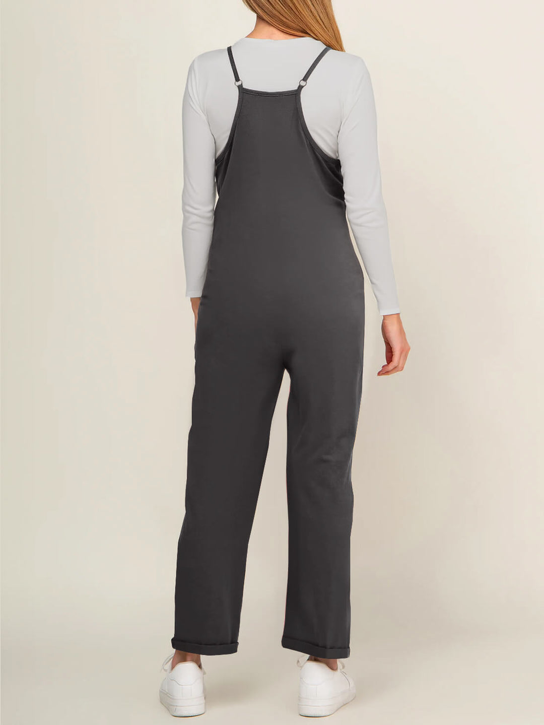 Afslappet jumpsuit til kvinder med elastisk talje, et must-have til sommergarderoben.