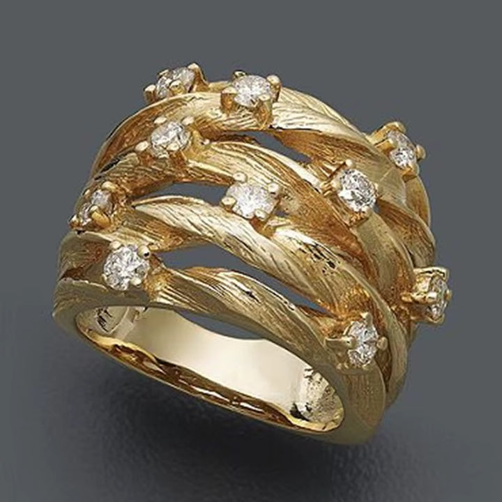 Elegant Dame Vintage Guldring – Tidløs Stil og Kvalitet