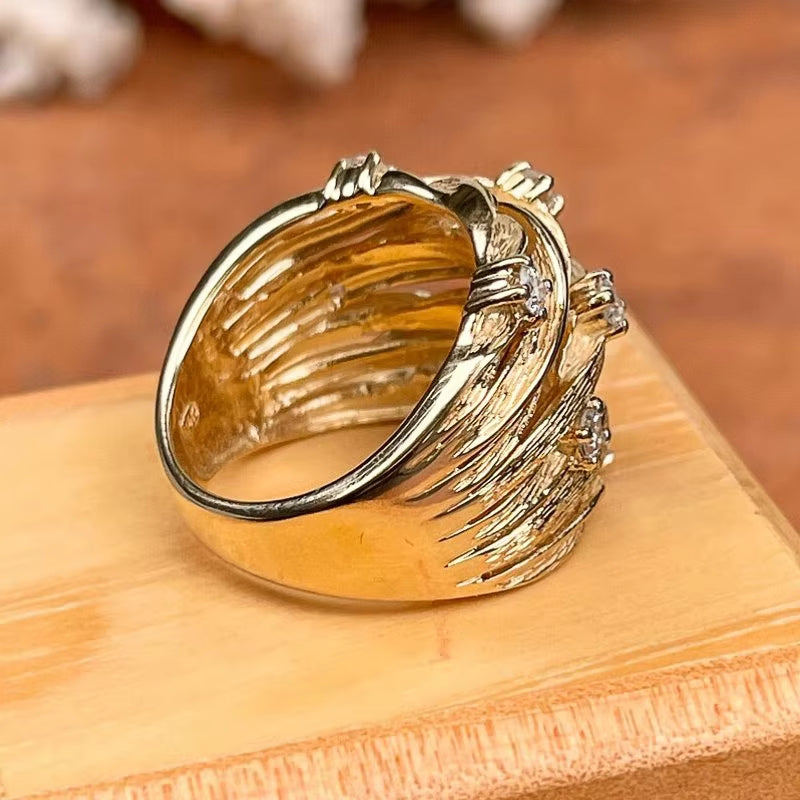 Elegant Dame Vintage Guldring – Tidløs Stil og Kvalitet