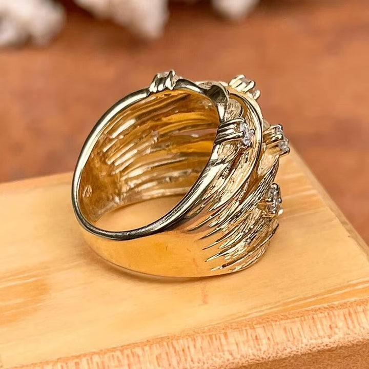 Elegant Dame Vintage Guldring – Tidløs Stil og Kvalitet