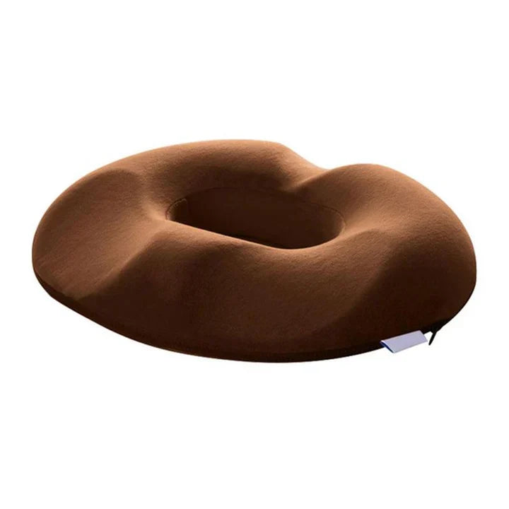 Siddepude med trykaflastning for effektiv smertelindring ved hæmorider og haleben. Ergonomisk og komfortabel.