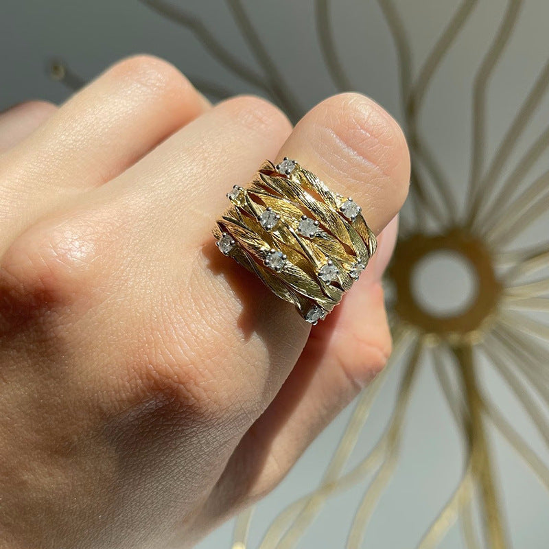 Elegant Dame Vintage Guldring – Tidløs Stil og Kvalitet
