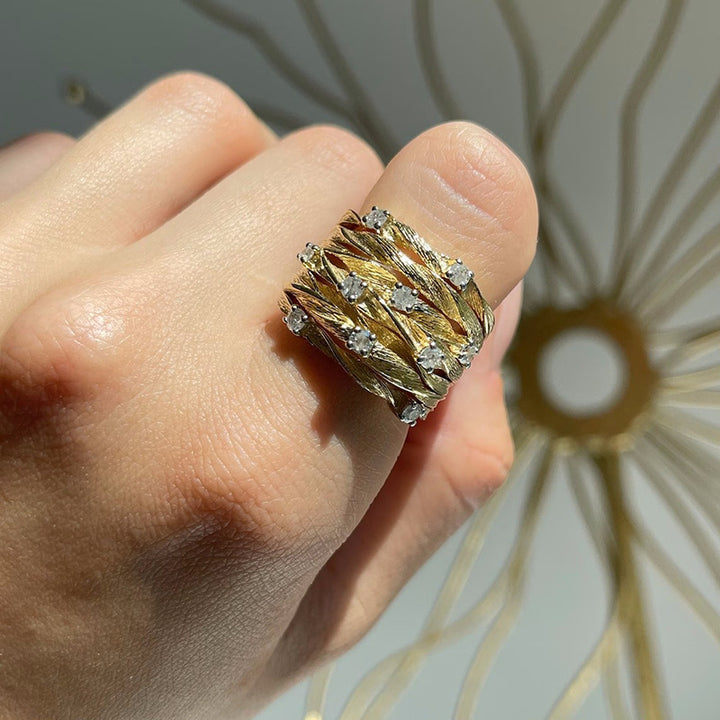 Elegant Dame Vintage Guldring – Tidløs Stil og Kvalitet