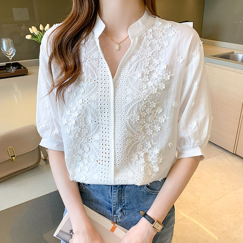 Dame Elegant Hverdagsbluse – Stilfuld og Komfortabel Pasform