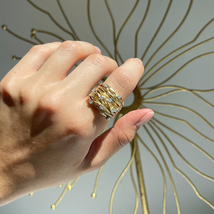 Elegant Dame Vintage Guldring – Tidløs Stil og Kvalitet