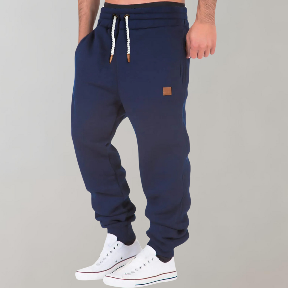 Komfortable herre joggingbukser til en afslappet hverdag. Bløde bukser i sporty design, perfekt herretøj.