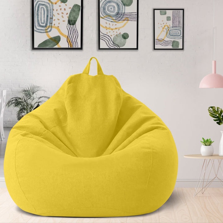 Sækkestol betræk til stuen; fleksibelt polyester design for hyggelig afslapning og moderne indretning.