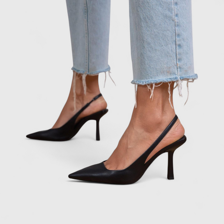 Elegante ortopædiske damepumps. Højhælede komfortsko i brun, sort, beige eller hvid til enhver lejlighed.