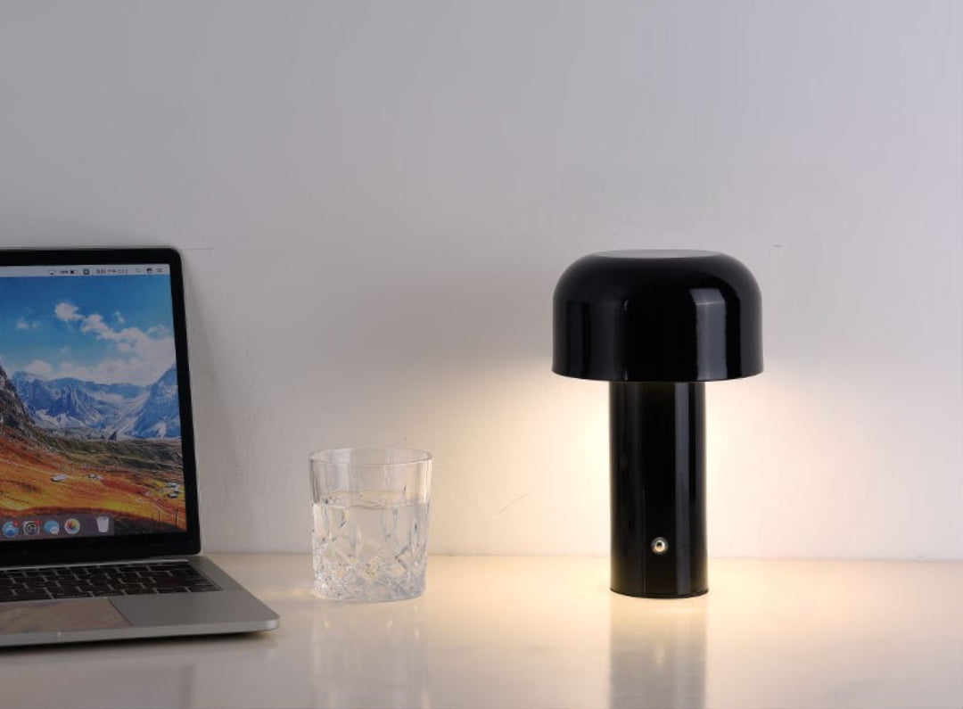 Trådløs dæmpbar champignon bordlampe