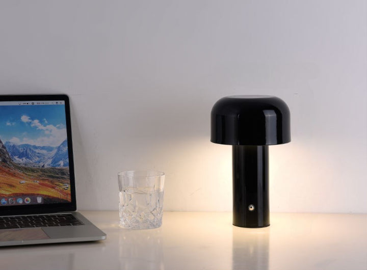 Trådløs dæmpbar champignon bordlampe