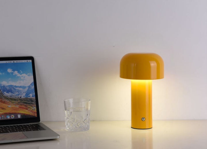 Trådløs dæmpbar champignon bordlampe