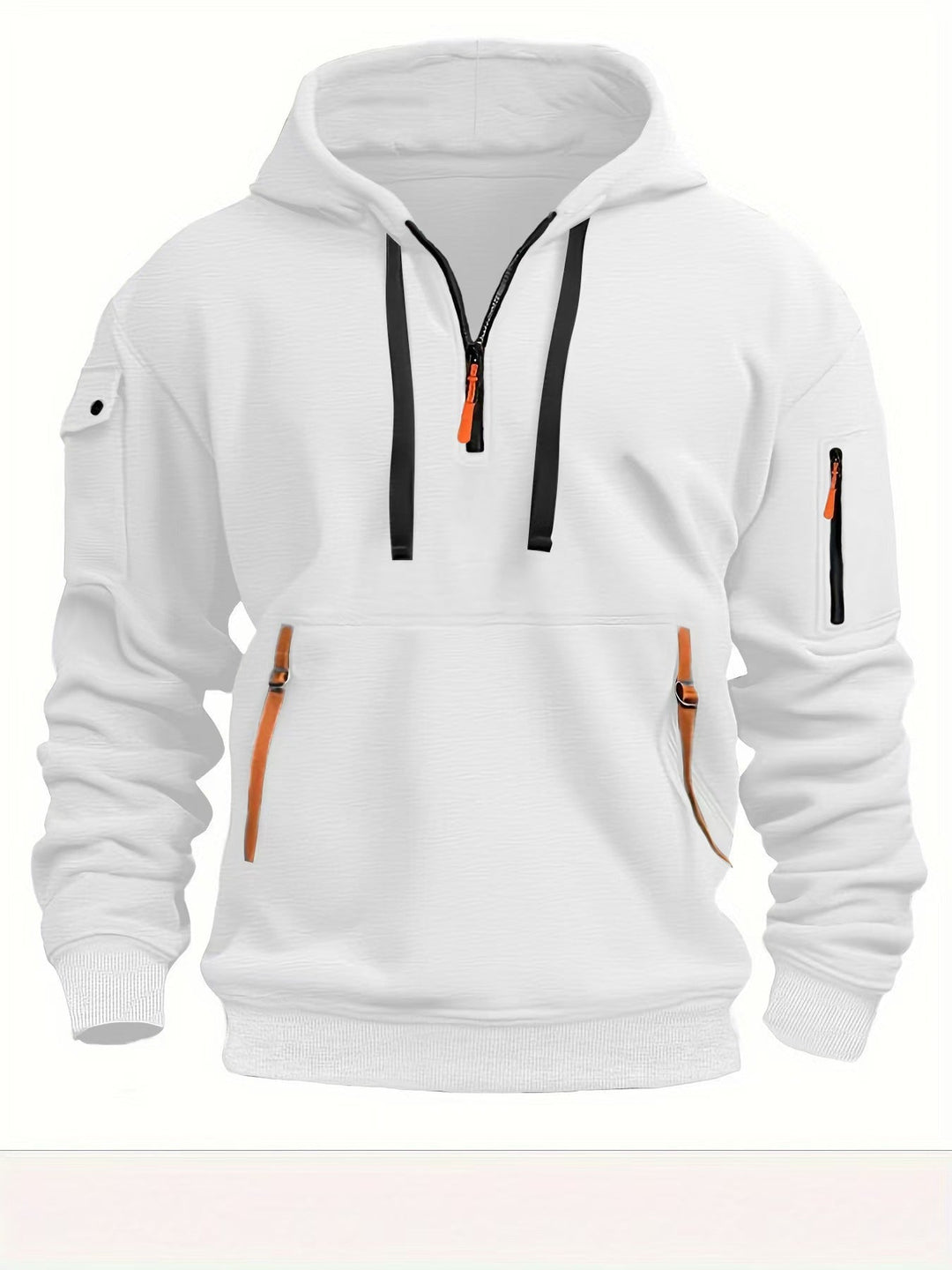 Alsidig herre hoodie, nem at kombinere med andet tøj for et lagdelt look.