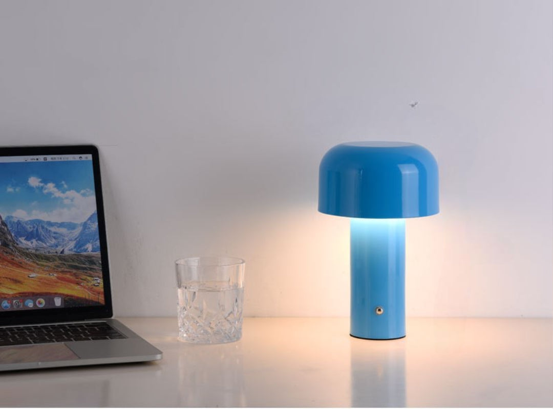 Trådløs dæmpbar champignon bordlampe