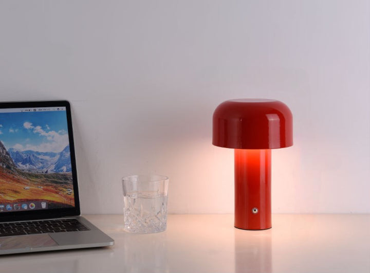 Trådløs dæmpbar champignon bordlampe
