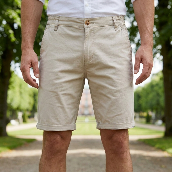 Komfortable mænds shorts med stretch-stof og elastisk talje for optimal fleksibilitet.
