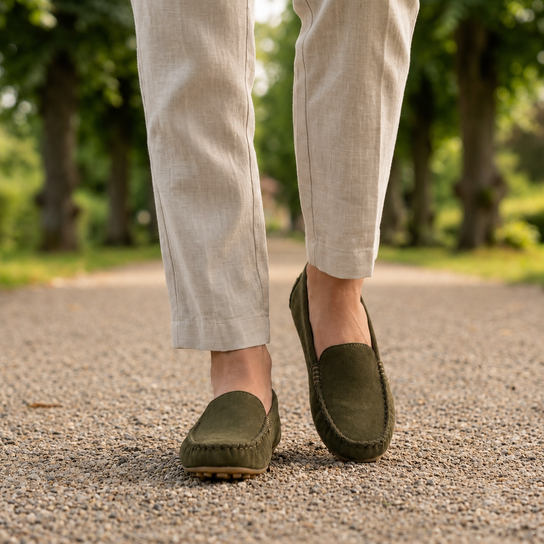 Ultimativ komfort med dame ortopædiske loafers. Skridsikker sål og ergonomisk design mod trætte fødder.