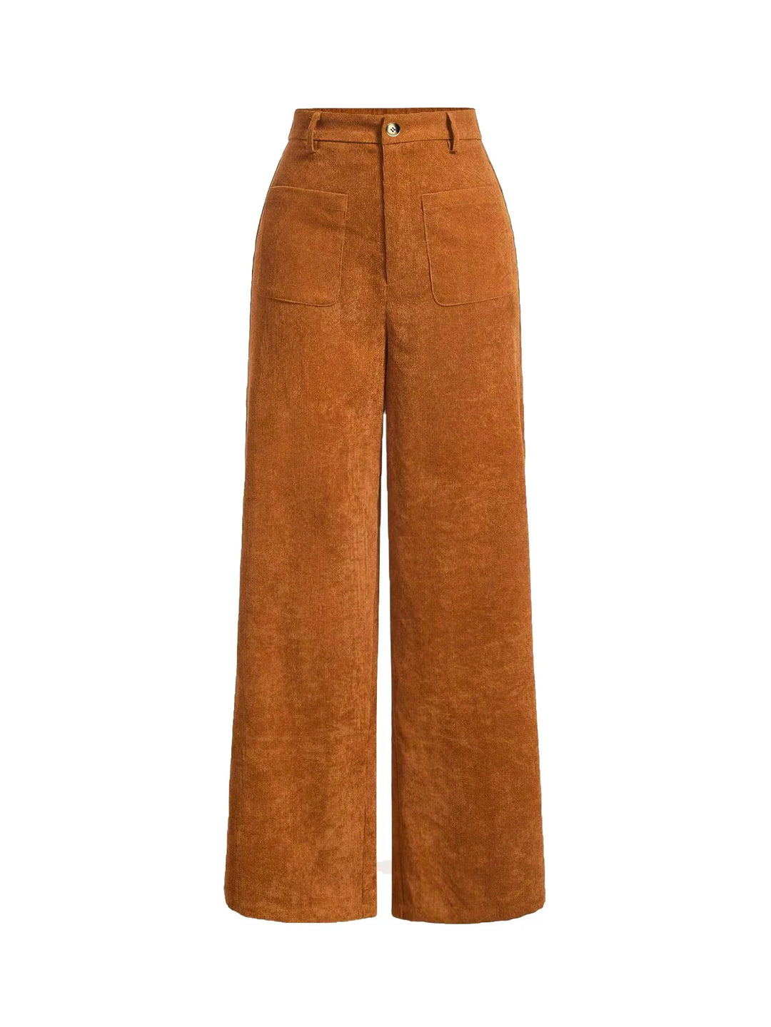 Stilfulde højtaljede damejeans med praktiske lommer og knapper til hverdagsbrug.