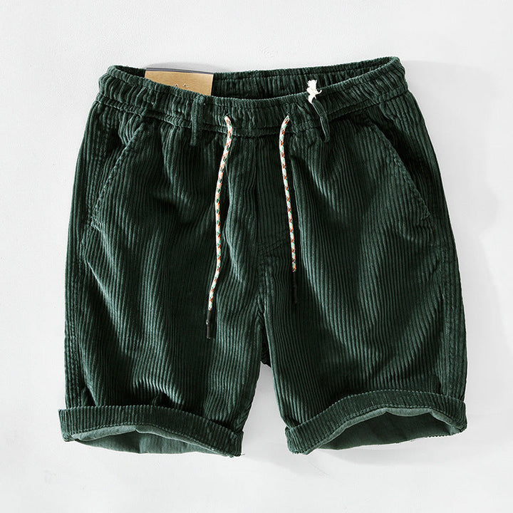 Herre løse forårs shorts med justerbar snøre, perfekte til afslappet forårsstil og fritid.