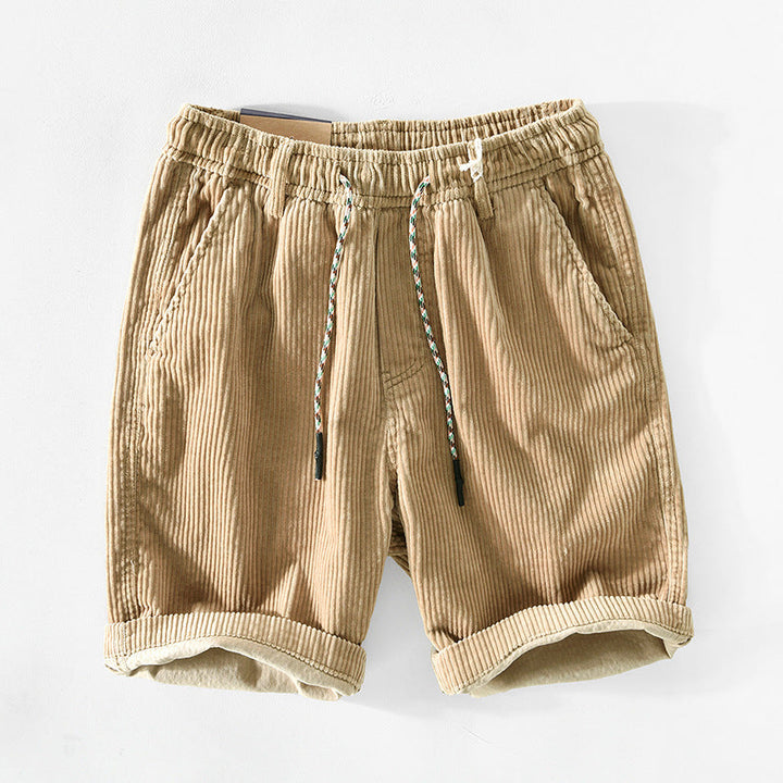 Komfortable herre fritidsshorts til foråret med justerbar snøre, ideelle til casual brug og afslapning.