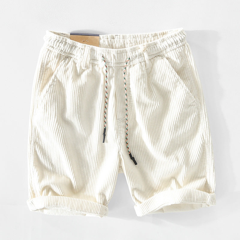Afslappede herre snøreshorts i løs pasform, perfekte til sommerdage, fritid og behagelig bevægelse.