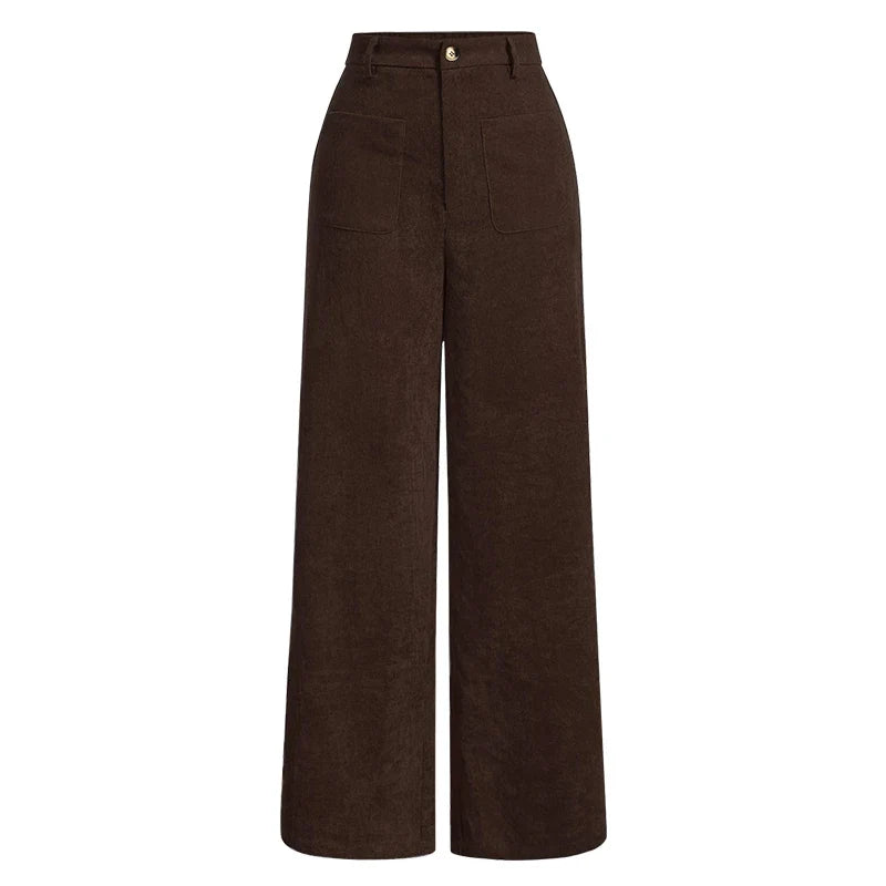 Alsidige, komfortable damejeans med høj talje, lommer & knapper; en stilfuld tilføjelse til garderoben.
