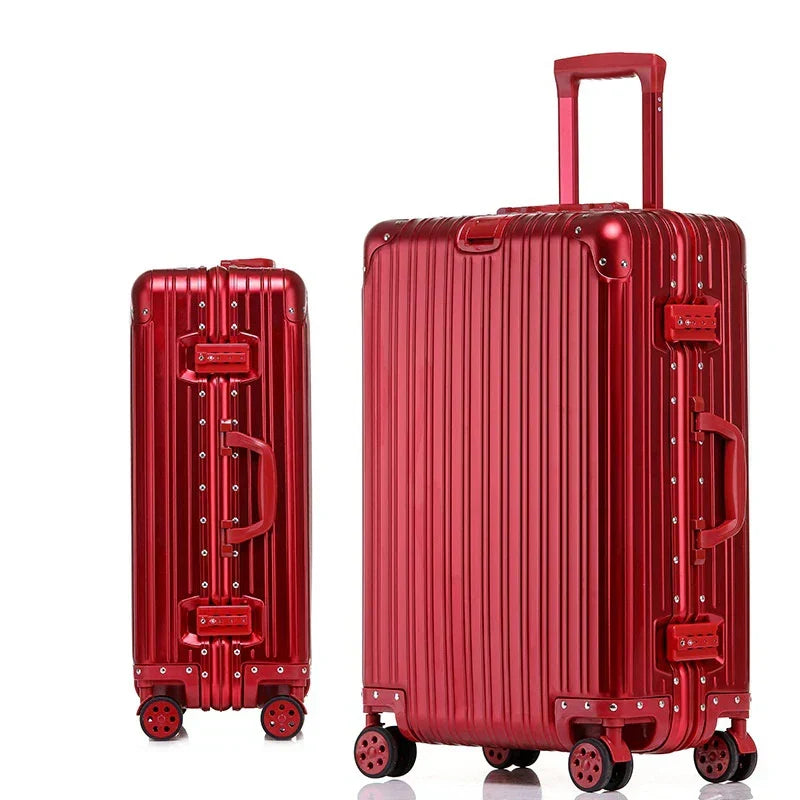 Premium aluminium rejsekuffert, en elegant og robust hardcase kuffert perfekt til business og ferie.