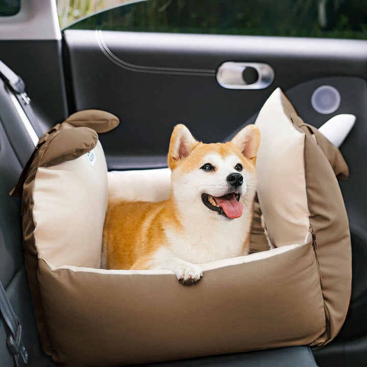 Sikker Autostol til Hunde med Beskyttelsespuder