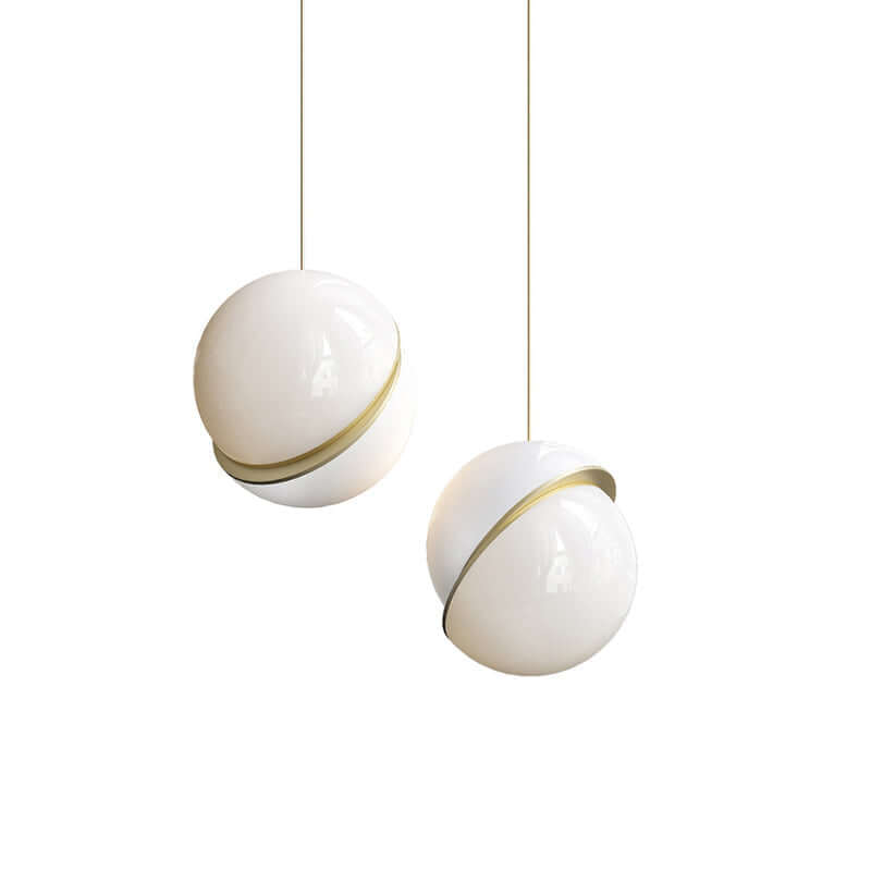 Måneformet Pendellampe i Moderne Design