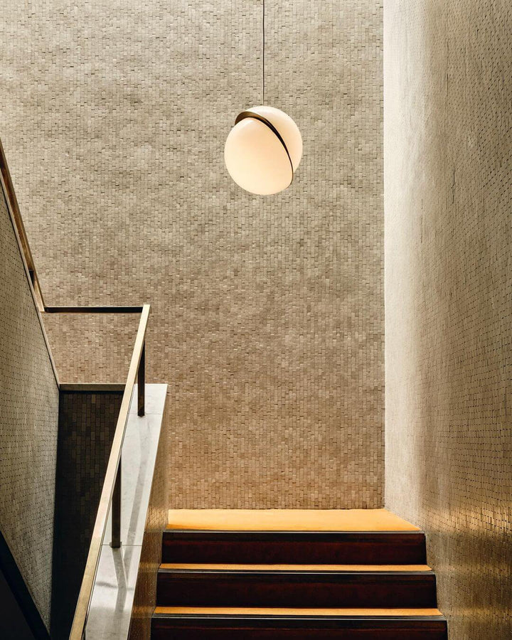 Måneformet Pendellampe i Moderne Design
