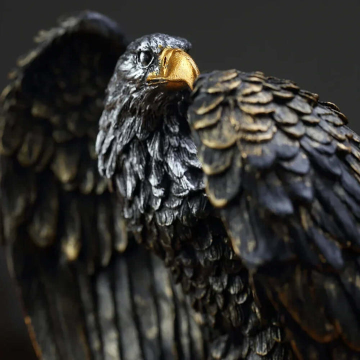 Majestætisk Ørnskulptur i Bronze