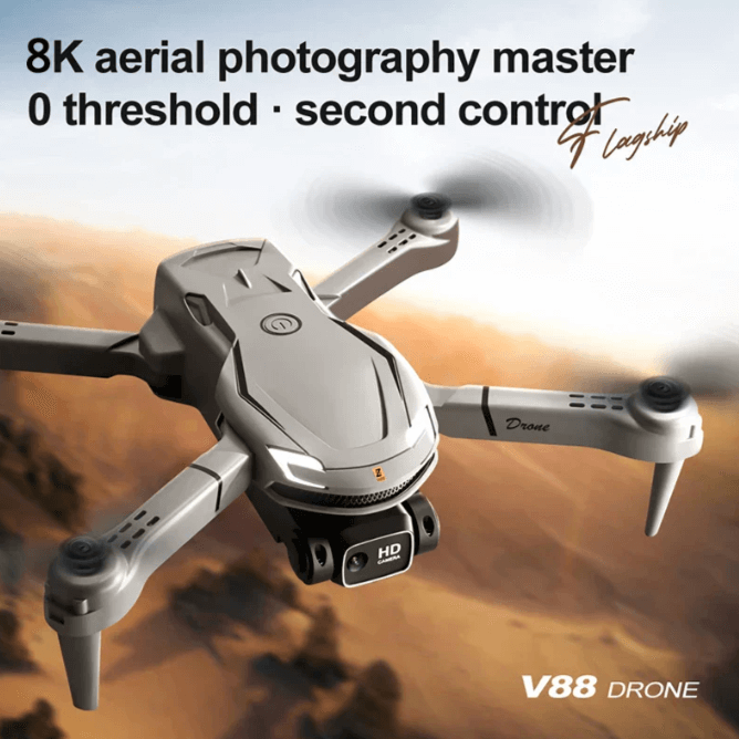 Kompakt Drone med 8K Kamera og GPS