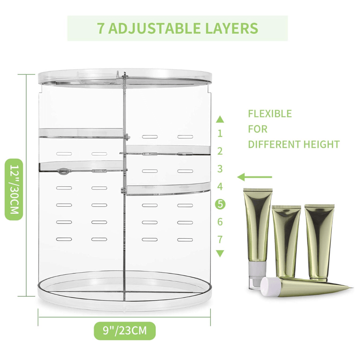 Kosmetik Organizer 360° Roterbar