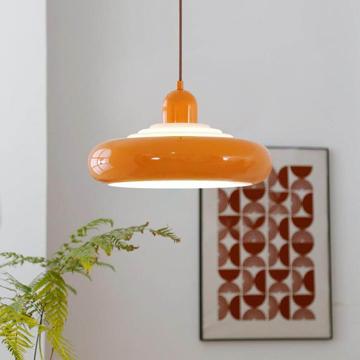 Moderne pendellampe i metal og akryl
