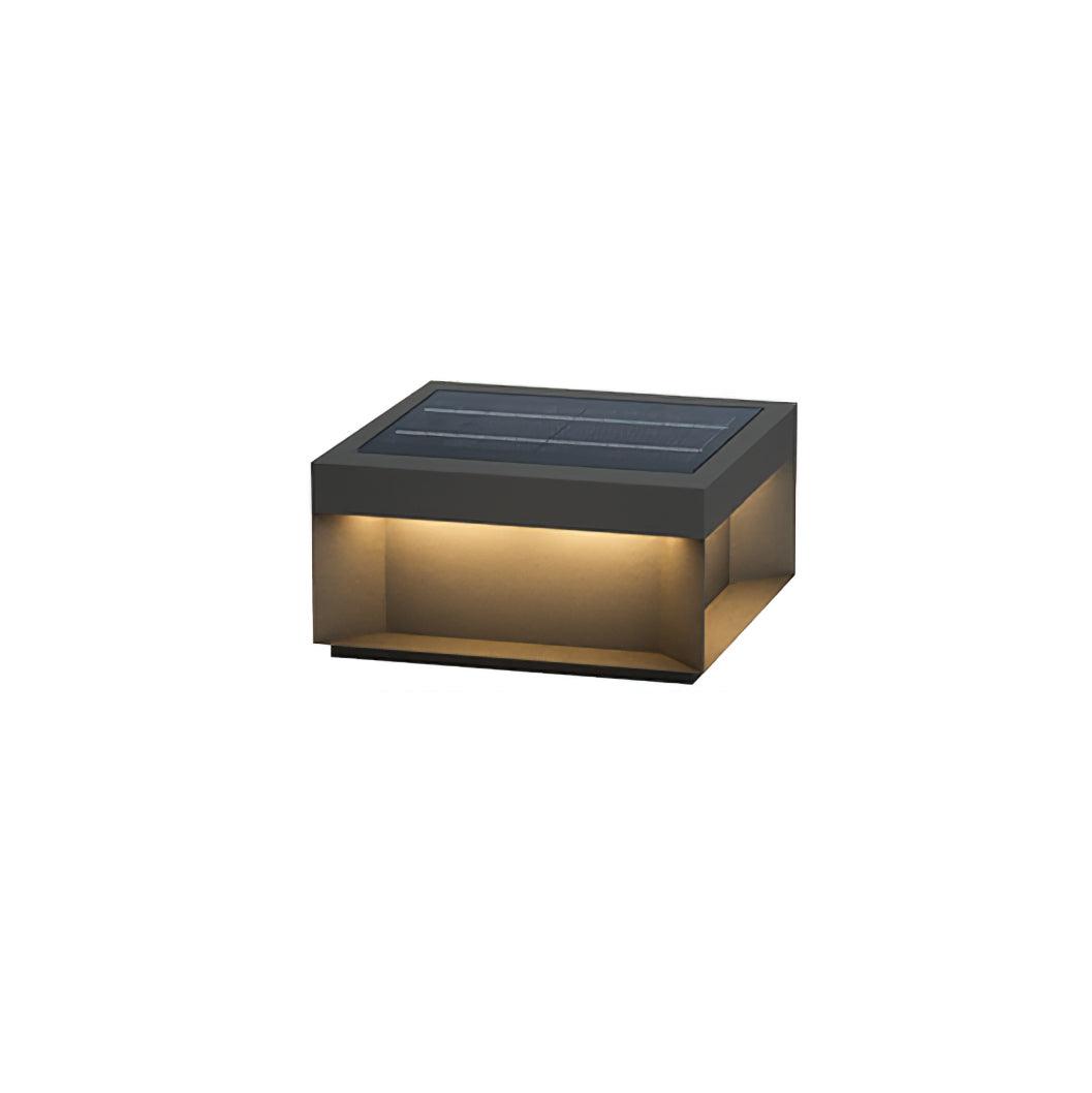 Solar udendørs pullertlampe - vejrbestandig