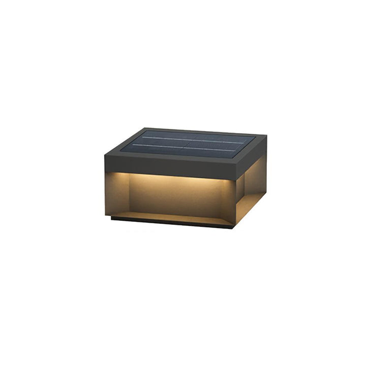 Solar udendørs pullertlampe - vejrbestandig